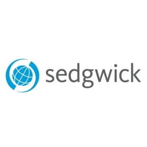 logo of sedgewick, a financial services company