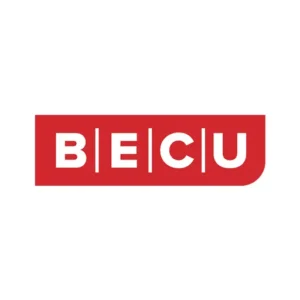 becu logo displayed prominently on a clean white background.
